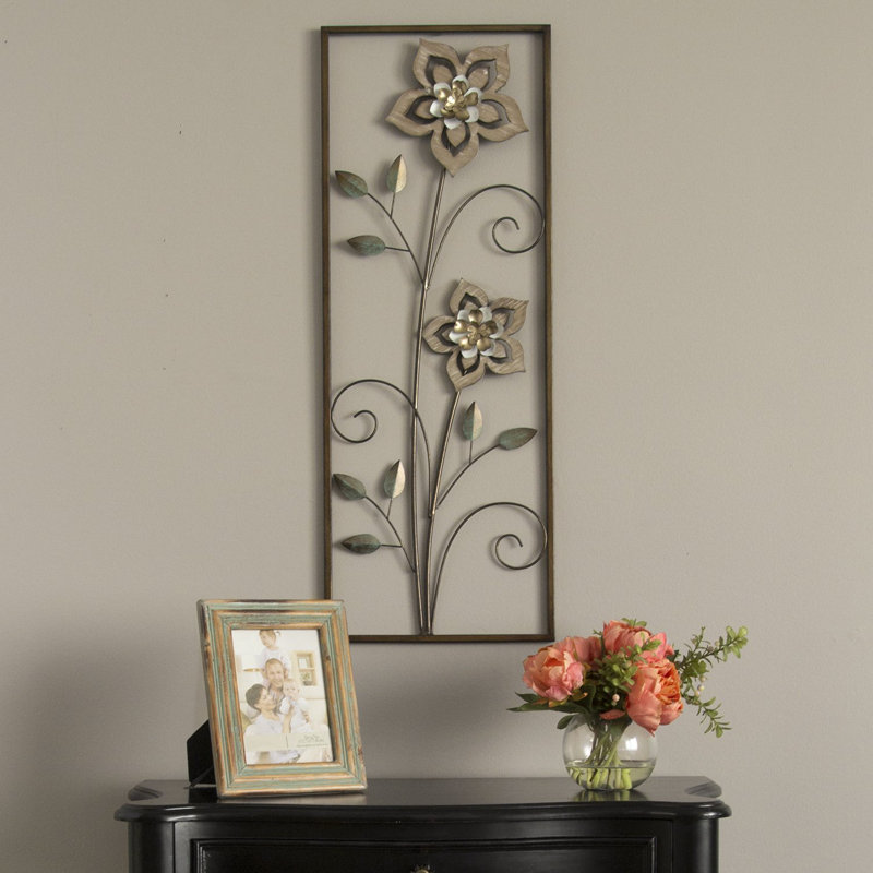 Wood Flower Panel Wall Décor Birch Lane